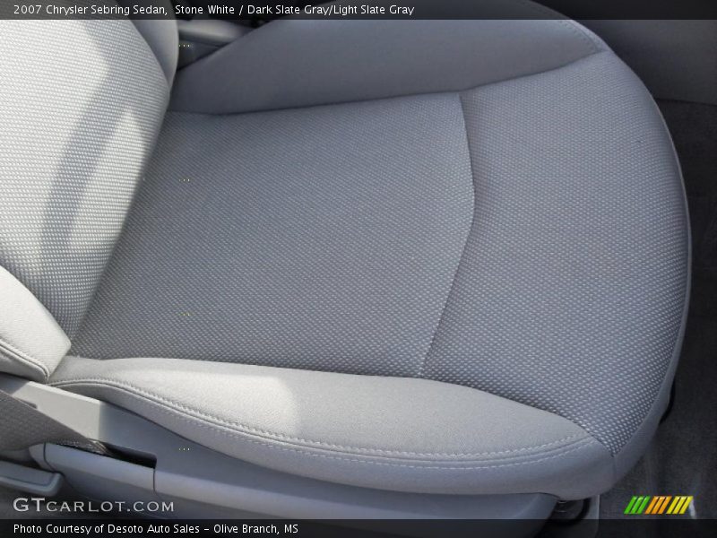 Stone White / Dark Slate Gray/Light Slate Gray 2007 Chrysler Sebring Sedan