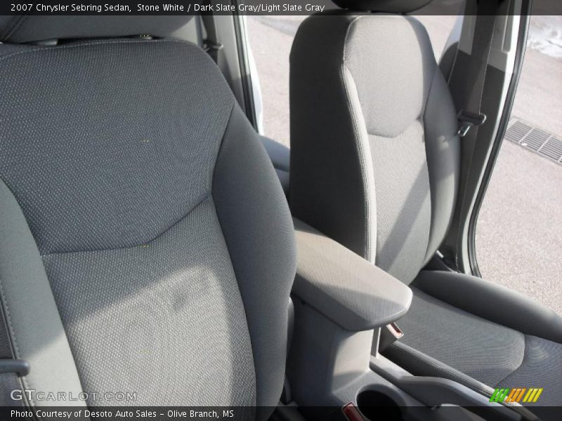 Stone White / Dark Slate Gray/Light Slate Gray 2007 Chrysler Sebring Sedan