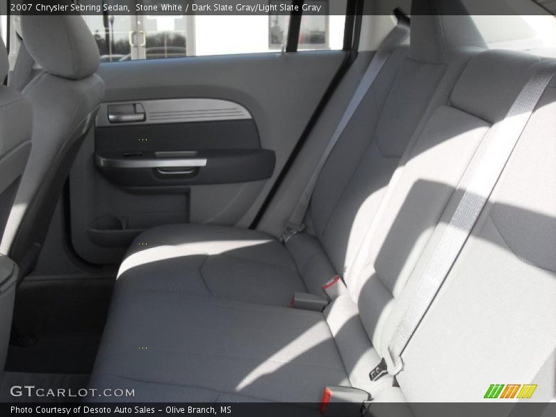 Stone White / Dark Slate Gray/Light Slate Gray 2007 Chrysler Sebring Sedan