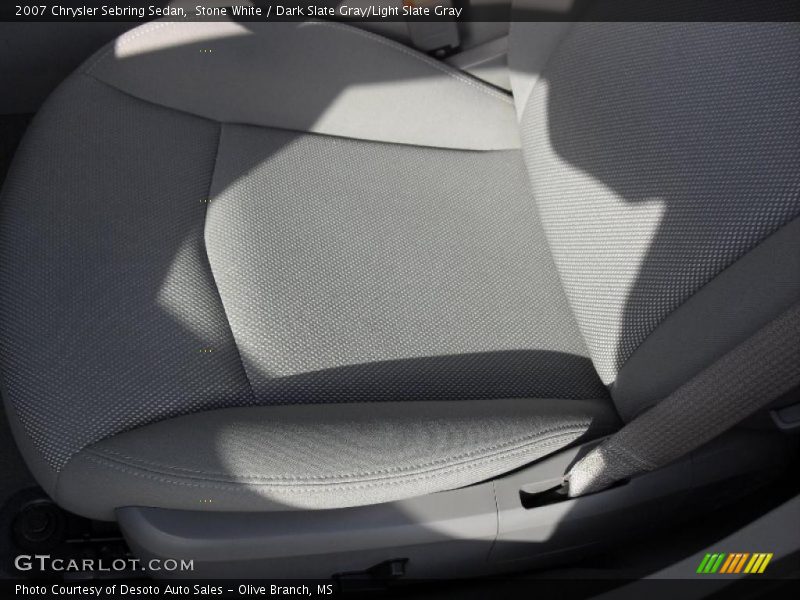 Stone White / Dark Slate Gray/Light Slate Gray 2007 Chrysler Sebring Sedan
