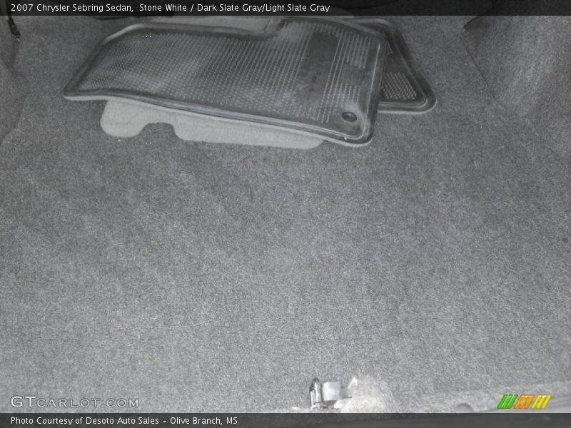 Stone White / Dark Slate Gray/Light Slate Gray 2007 Chrysler Sebring Sedan