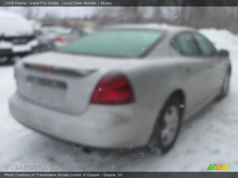 Liquid Silver Metallic / Ebony 2008 Pontiac Grand Prix Sedan