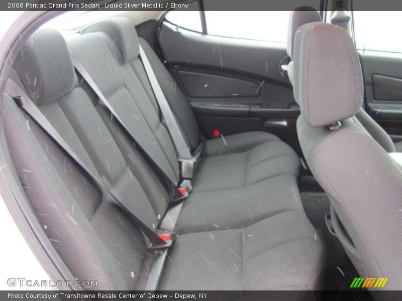 Liquid Silver Metallic / Ebony 2008 Pontiac Grand Prix Sedan