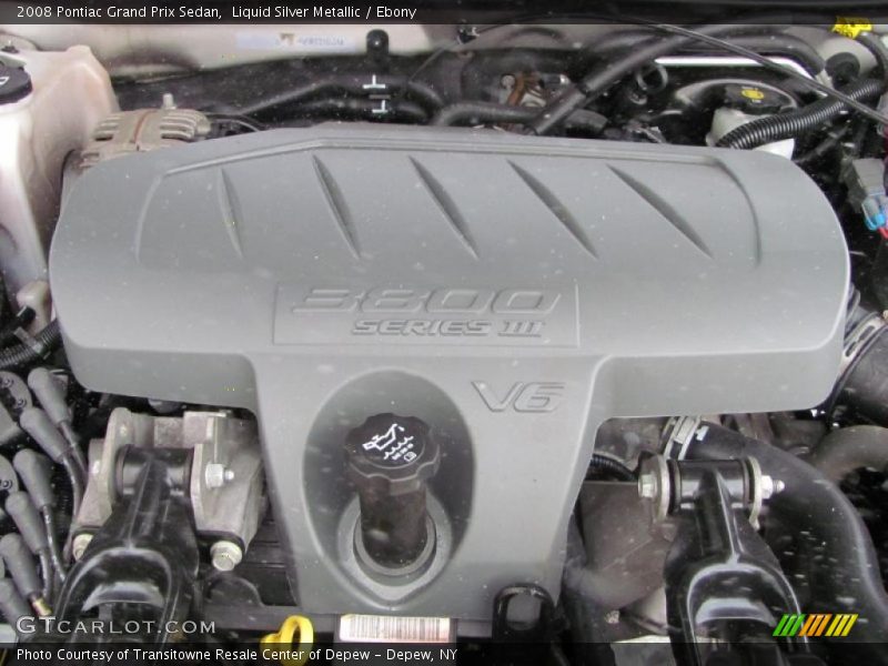 Liquid Silver Metallic / Ebony 2008 Pontiac Grand Prix Sedan