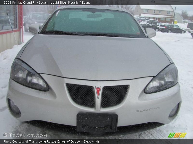 Liquid Silver Metallic / Ebony 2008 Pontiac Grand Prix Sedan