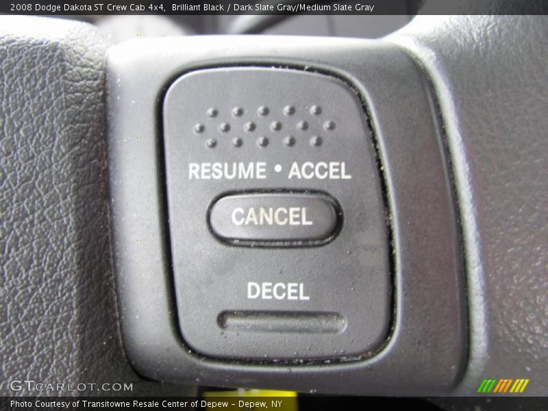 Brilliant Black / Dark Slate Gray/Medium Slate Gray 2008 Dodge Dakota ST Crew Cab 4x4