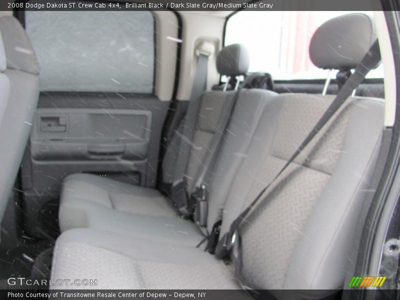 Brilliant Black / Dark Slate Gray/Medium Slate Gray 2008 Dodge Dakota ST Crew Cab 4x4