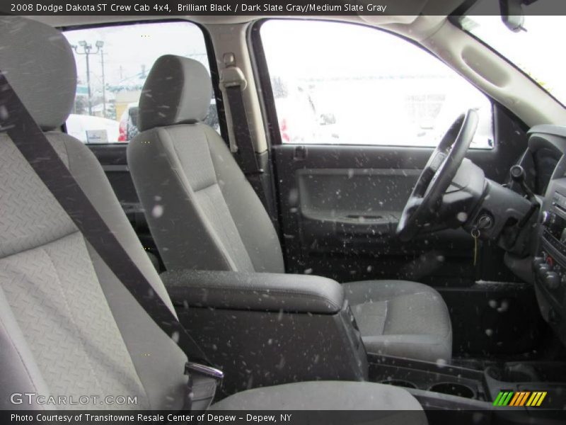 Brilliant Black / Dark Slate Gray/Medium Slate Gray 2008 Dodge Dakota ST Crew Cab 4x4