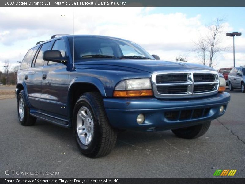 Atlantic Blue Pearlcoat / Dark Slate Gray 2003 Dodge Durango SLT