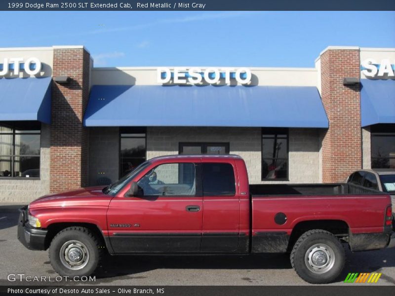 Red Metallic / Mist Gray 1999 Dodge Ram 2500 SLT Extended Cab