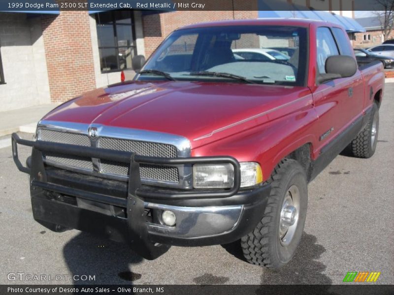 Red Metallic / Mist Gray 1999 Dodge Ram 2500 SLT Extended Cab