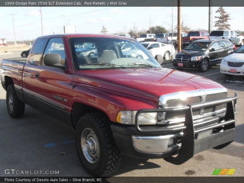 Red Metallic / Mist Gray 1999 Dodge Ram 2500 SLT Extended Cab