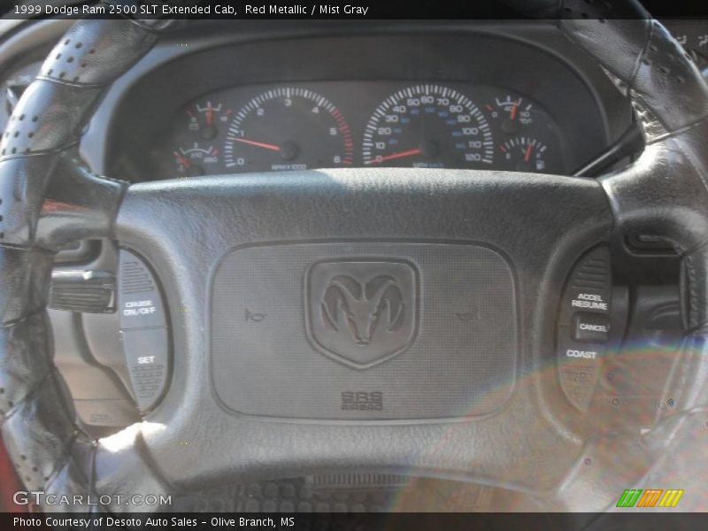 Red Metallic / Mist Gray 1999 Dodge Ram 2500 SLT Extended Cab