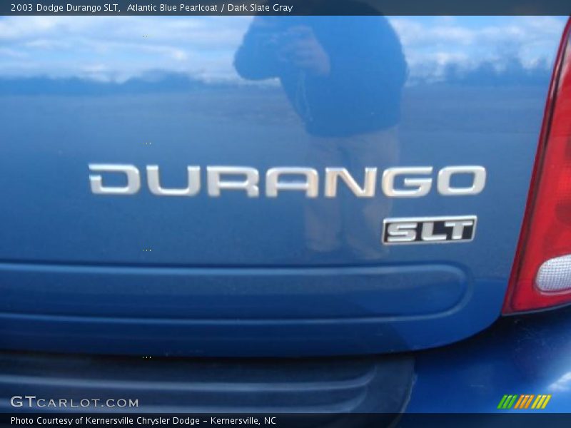 Atlantic Blue Pearlcoat / Dark Slate Gray 2003 Dodge Durango SLT