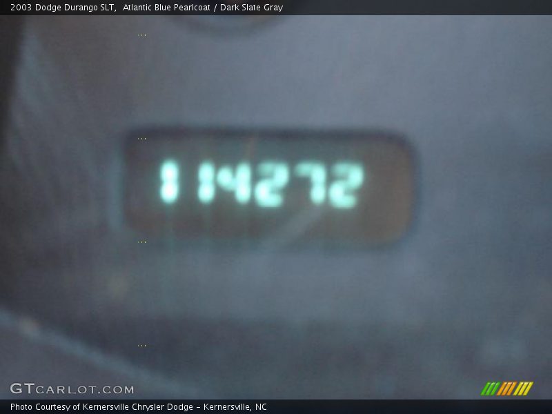 Atlantic Blue Pearlcoat / Dark Slate Gray 2003 Dodge Durango SLT