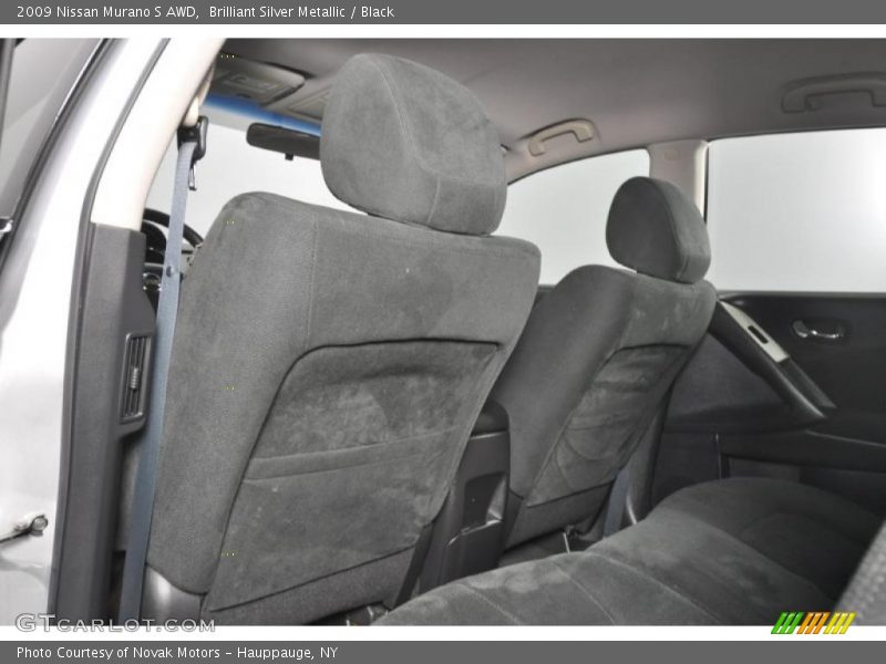 Brilliant Silver Metallic / Black 2009 Nissan Murano S AWD