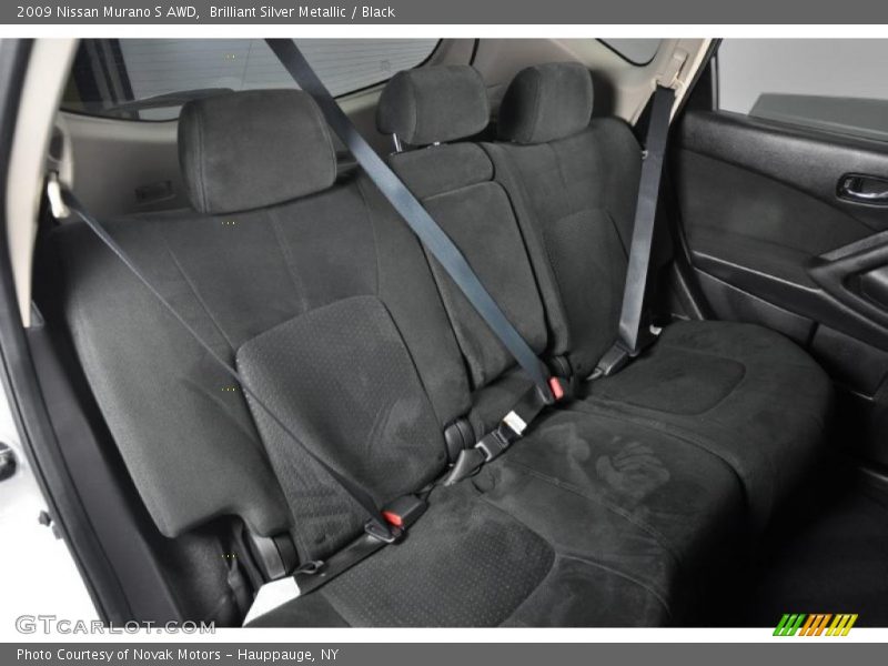 Brilliant Silver Metallic / Black 2009 Nissan Murano S AWD