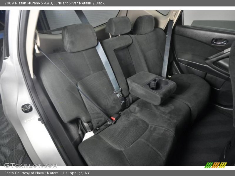 Brilliant Silver Metallic / Black 2009 Nissan Murano S AWD