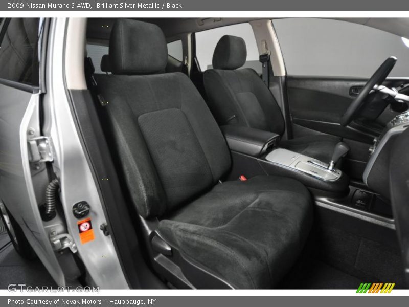 Brilliant Silver Metallic / Black 2009 Nissan Murano S AWD