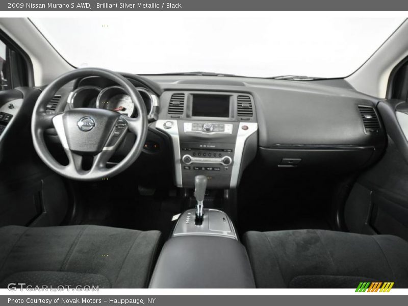 Brilliant Silver Metallic / Black 2009 Nissan Murano S AWD