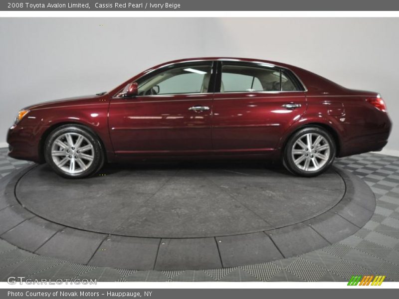 Cassis Red Pearl / Ivory Beige 2008 Toyota Avalon Limited
