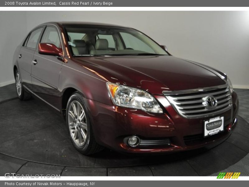 Cassis Red Pearl / Ivory Beige 2008 Toyota Avalon Limited