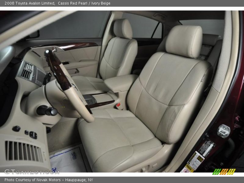 Cassis Red Pearl / Ivory Beige 2008 Toyota Avalon Limited