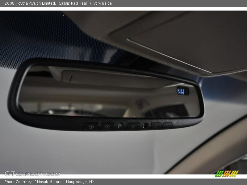 Cassis Red Pearl / Ivory Beige 2008 Toyota Avalon Limited