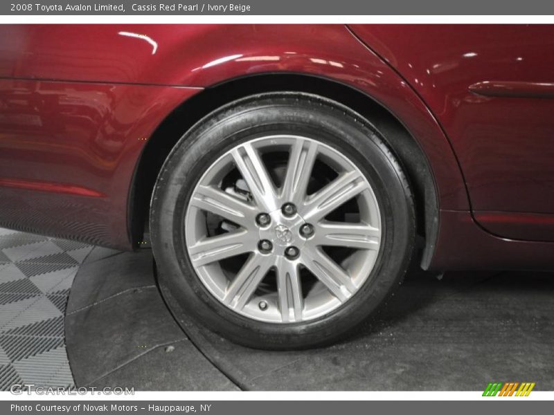 Cassis Red Pearl / Ivory Beige 2008 Toyota Avalon Limited