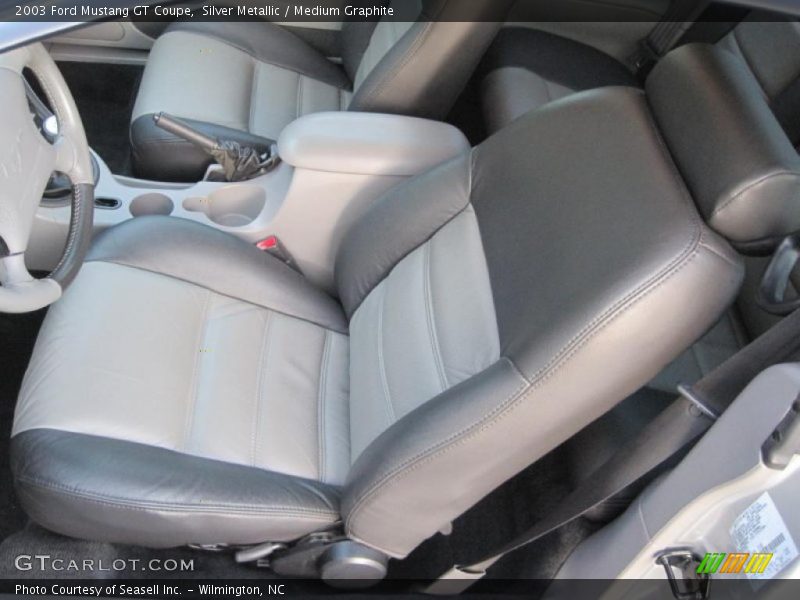 Silver Metallic / Medium Graphite 2003 Ford Mustang GT Coupe