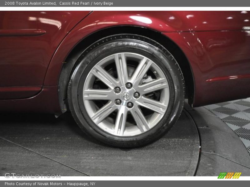 Cassis Red Pearl / Ivory Beige 2008 Toyota Avalon Limited