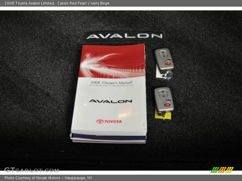 Cassis Red Pearl / Ivory Beige 2008 Toyota Avalon Limited
