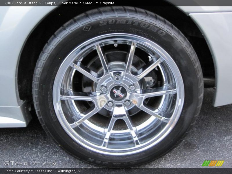 Silver Metallic / Medium Graphite 2003 Ford Mustang GT Coupe
