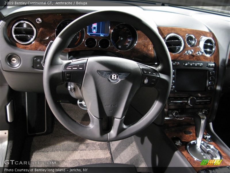 Anthracite / Beluga 2009 Bentley Continental GT
