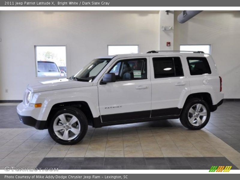 Bright White / Dark Slate Gray 2011 Jeep Patriot Latitude X