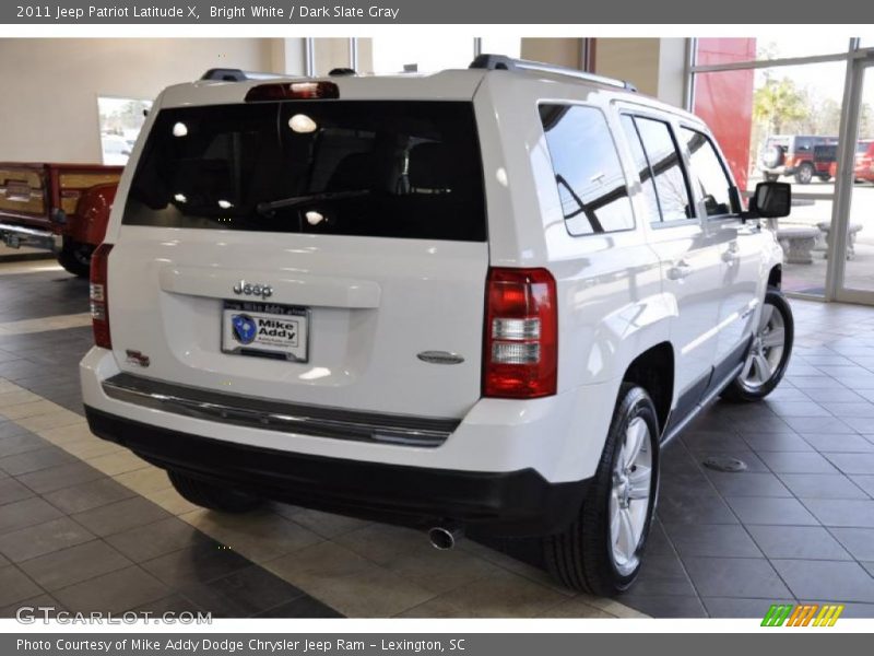 Bright White / Dark Slate Gray 2011 Jeep Patriot Latitude X