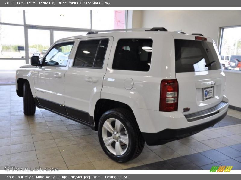 Bright White / Dark Slate Gray 2011 Jeep Patriot Latitude X