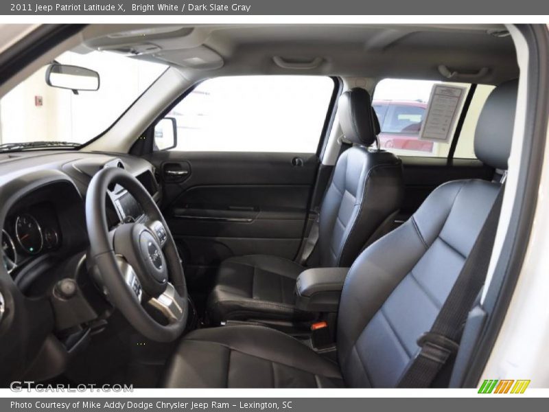 Bright White / Dark Slate Gray 2011 Jeep Patriot Latitude X