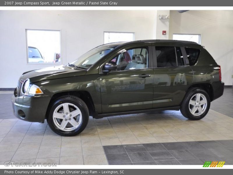 Jeep Green Metallic / Pastel Slate Gray 2007 Jeep Compass Sport