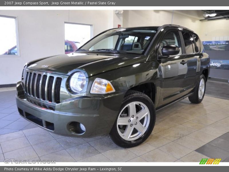 Jeep Green Metallic / Pastel Slate Gray 2007 Jeep Compass Sport