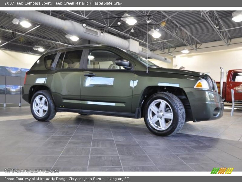 Jeep Green Metallic / Pastel Slate Gray 2007 Jeep Compass Sport