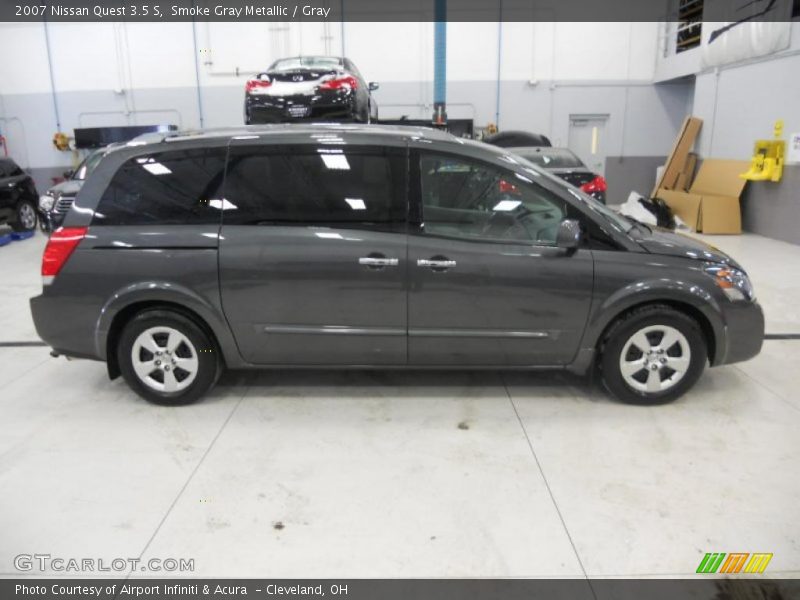 Smoke Gray Metallic / Gray 2007 Nissan Quest 3.5 S