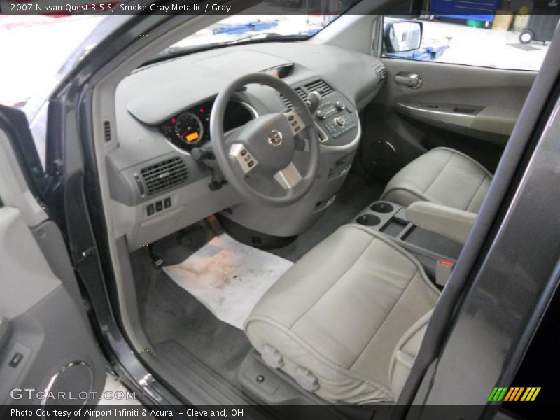 Smoke Gray Metallic / Gray 2007 Nissan Quest 3.5 S