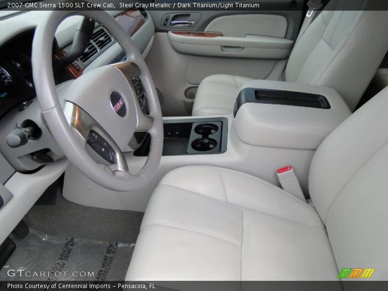  2007 Sierra 1500 SLT Crew Cab Dark Titanium/Light Titanium Interior