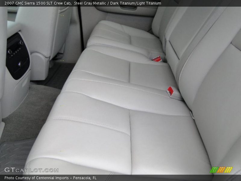 Steel Gray Metallic / Dark Titanium/Light Titanium 2007 GMC Sierra 1500 SLT Crew Cab