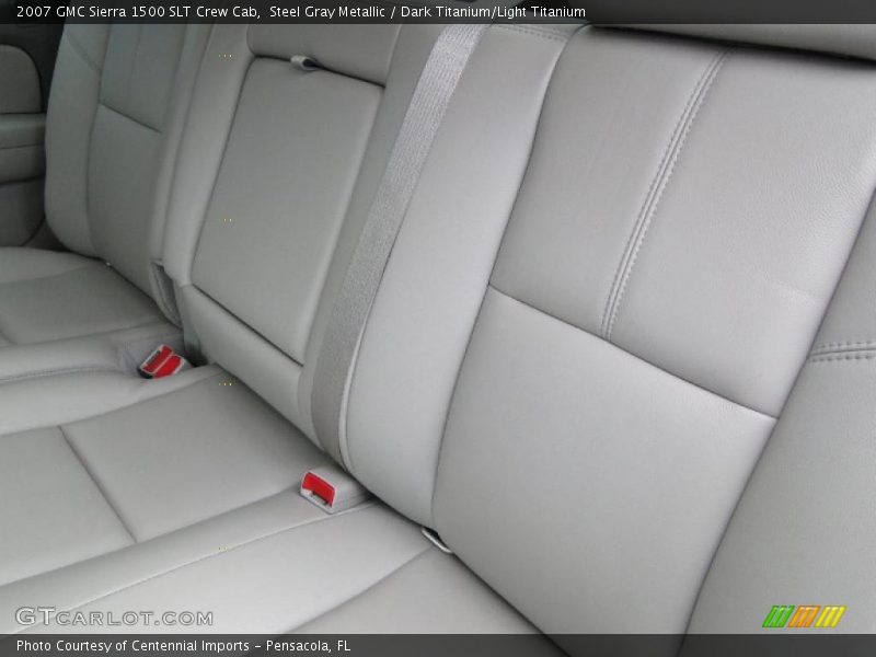 Steel Gray Metallic / Dark Titanium/Light Titanium 2007 GMC Sierra 1500 SLT Crew Cab