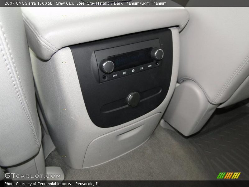 Steel Gray Metallic / Dark Titanium/Light Titanium 2007 GMC Sierra 1500 SLT Crew Cab