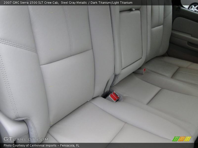 Steel Gray Metallic / Dark Titanium/Light Titanium 2007 GMC Sierra 1500 SLT Crew Cab
