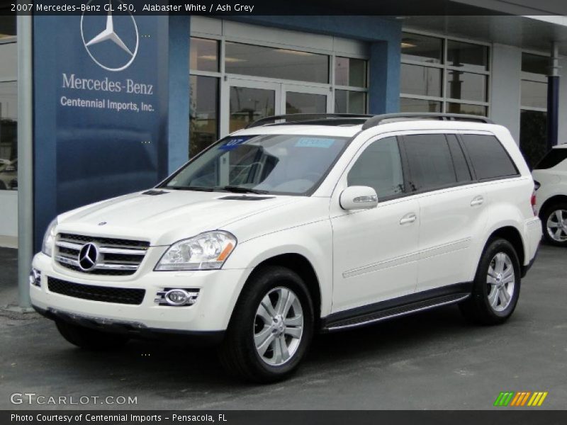 Alabaster White / Ash Grey 2007 Mercedes-Benz GL 450
