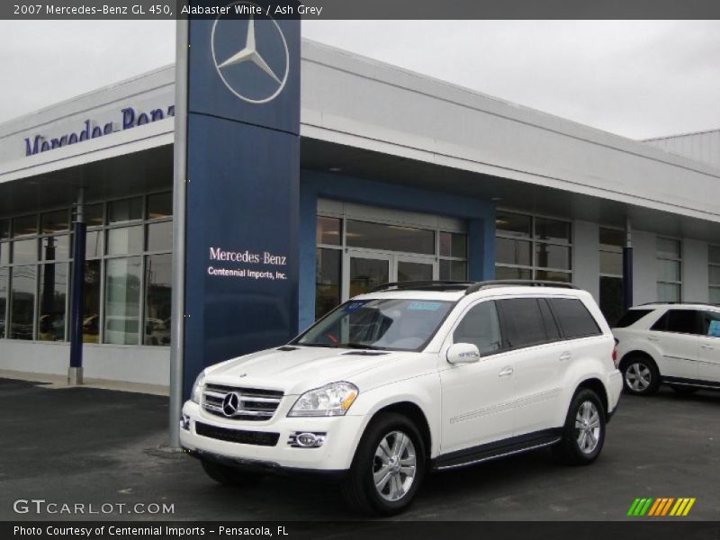 Alabaster White / Ash Grey 2007 Mercedes-Benz GL 450